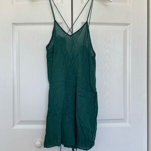 Acacia Swimwear Deep Green Rayon Garment